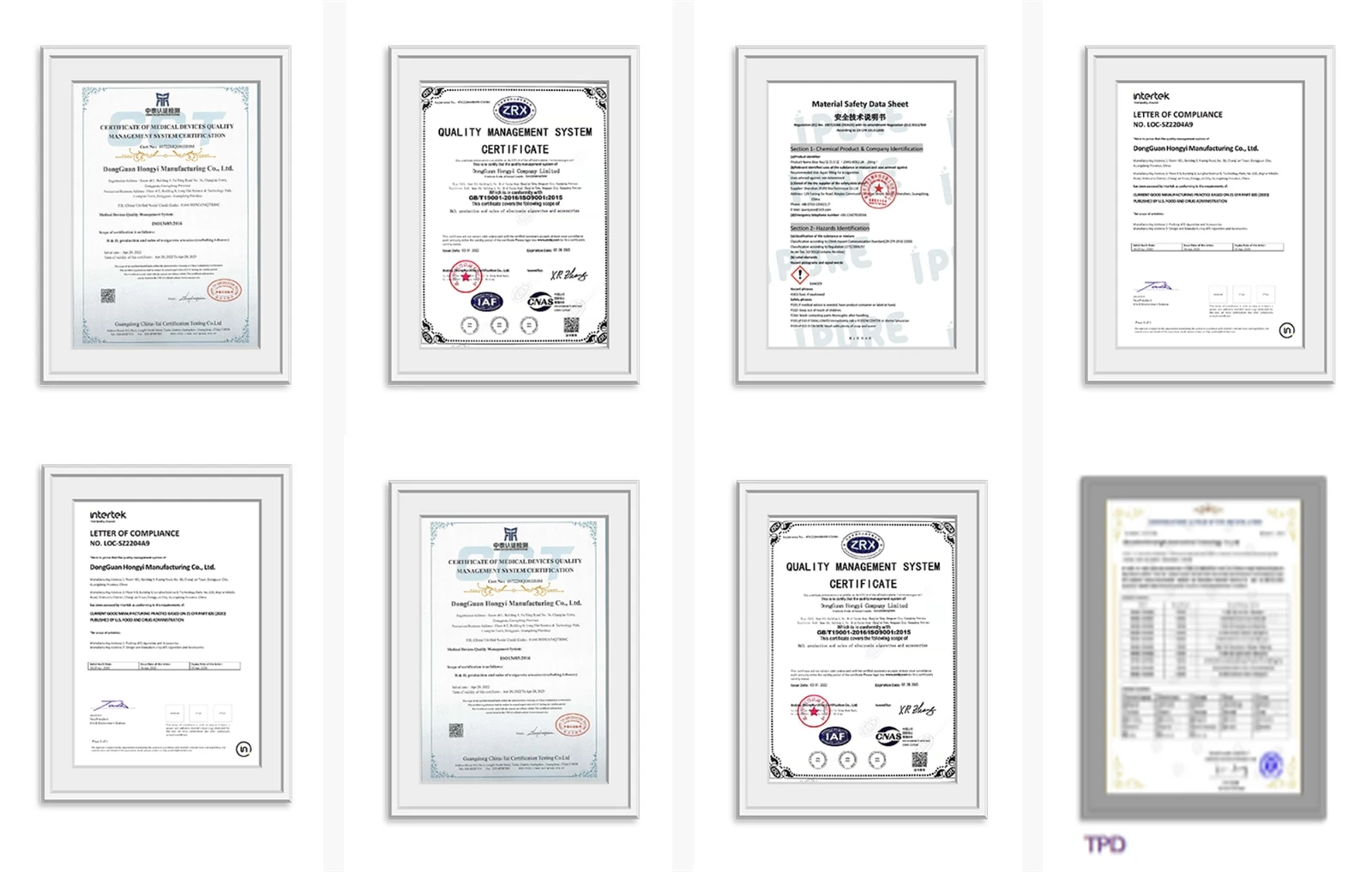 VAPE-Certifications